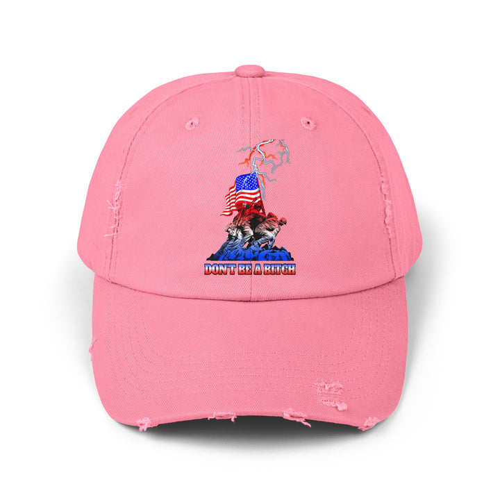 AMERICAN WARRIORS RED WHITE BLUE FADE/DONT BE A BITCH CAP