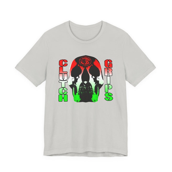 SKULLATOR RED WHITE GREEN FADE/CLUTCHGRIPS