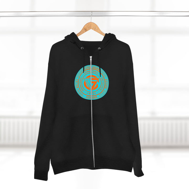 CG BIG MAC CHIEF AQUA ORANGE/VICTORY OR DEATH ZIP UP