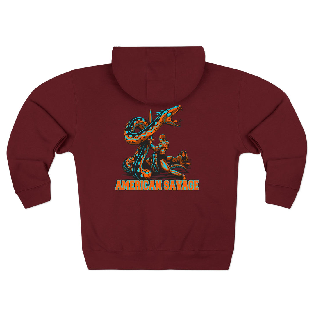 CG SERPENT SLAYER MIAMI COLORS /AMERICAN SAVAGE ZIP UP