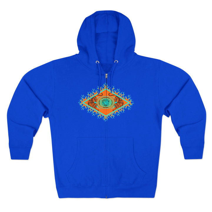 CG DIAMOND TIGER VS TIGER MIAMI AQUA ORANGE /CLUTCHGRIPS ZIP UP