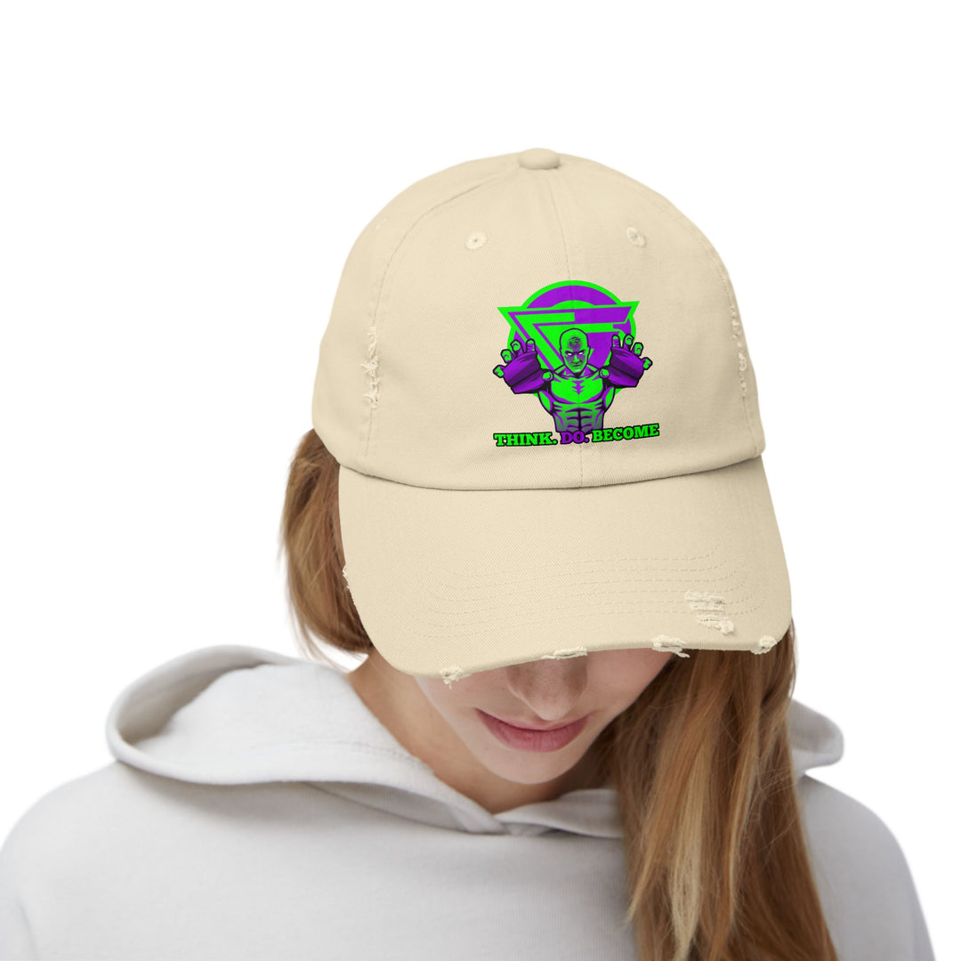 CG MONK MASTER PURPLE GREEN/THINK DO BECOME CAP