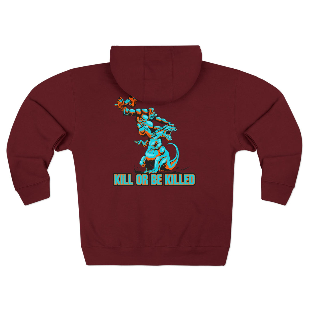 CG APE VS ZILLA 2ND FIGHT MIAMI COLORS /KILL OR BE KILLED ZIP UP
