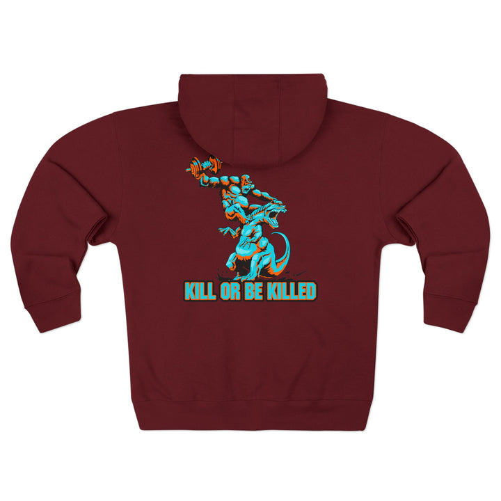 CG APE VS ZILLA 2ND FIGHT MIAMI COLORS /KILL OR BE KILLED ZIP UP