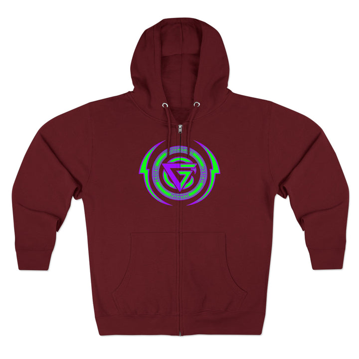 MAC SNAP PURPLE GREEN /STAY SAVAGE ZIP UP