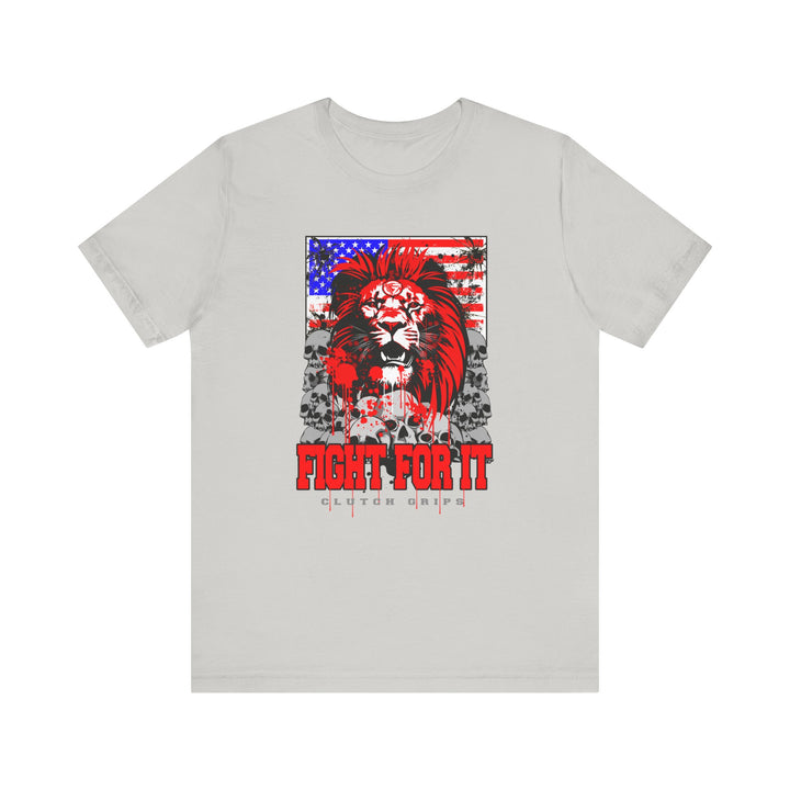 LIONHEART USA FLAG RED WHITE BLUE /FIGHT FOR IT