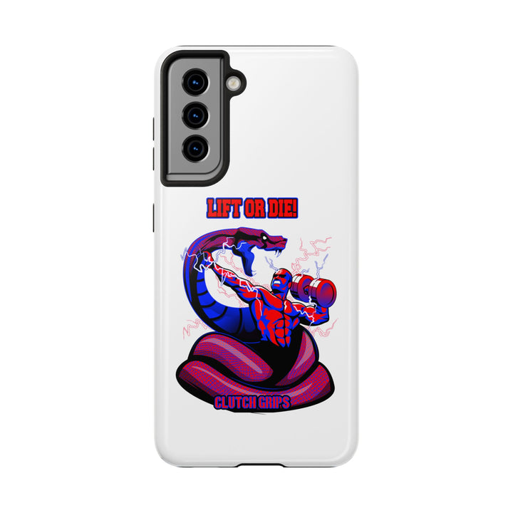 MAC VS SNAKE PHONE CASE RED BLUE /LIFT OR DIE