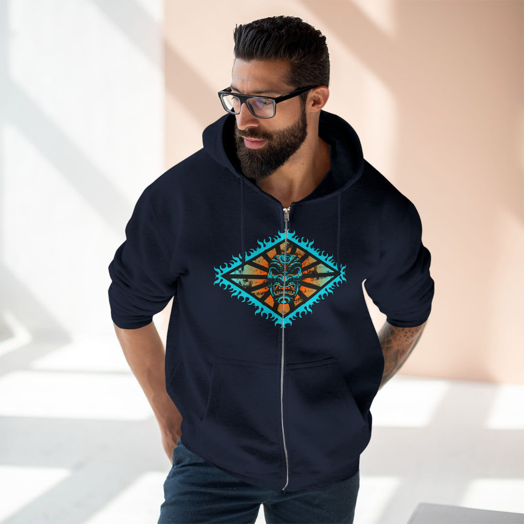 MAC VS SNAKE AQUA MIAMI DIAMOND FRONT /STAY SAVAGE ZIP UP