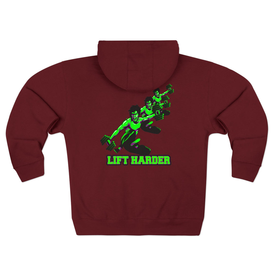 CG LIFT KICK PURPLE GREEN /LIFT HARDER ZIP UP
