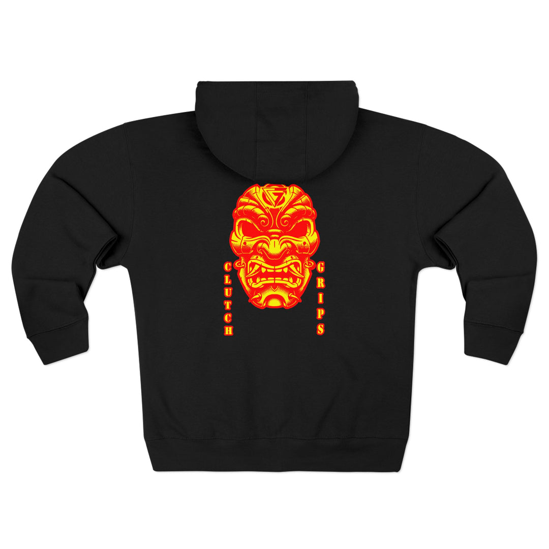 CG SAMURAI MASK ORANGE GOLD /CLUTCHGRIPS ZIP UP