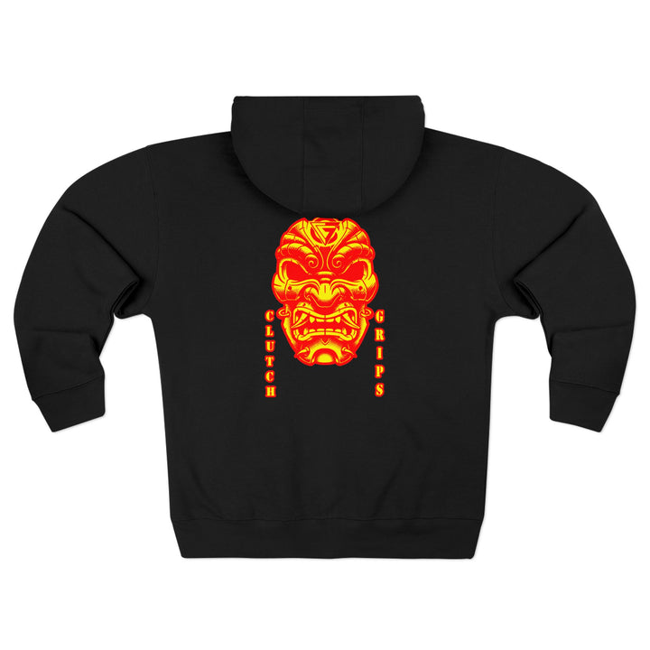 CG SAMURAI MASK ORANGE GOLD /CLUTCHGRIPS ZIP UP