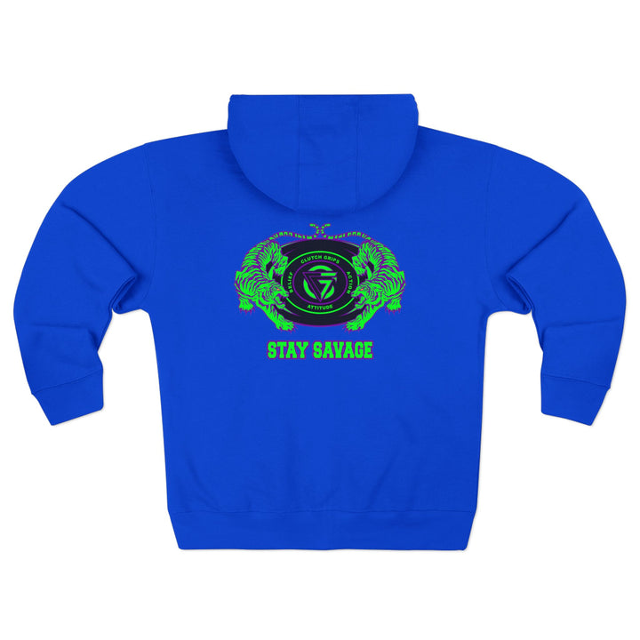 CG TIGER VS TIGER PURPLE GREEN /STAY SAVAGE ZIP UP
