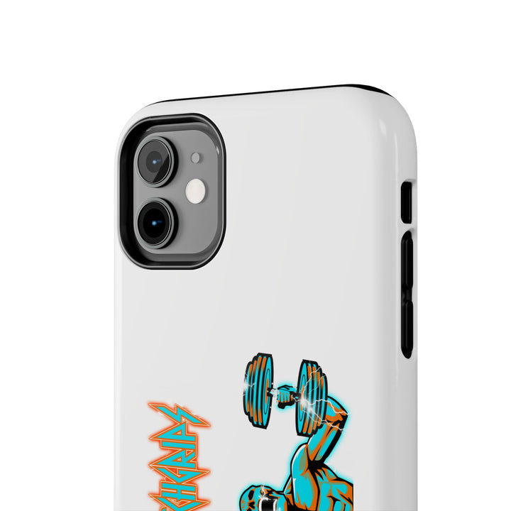 RIDE THE LIGHTNING MIAMI COLORS AQUA ORANGE PHONE CASE/CLUTCHGRIPS