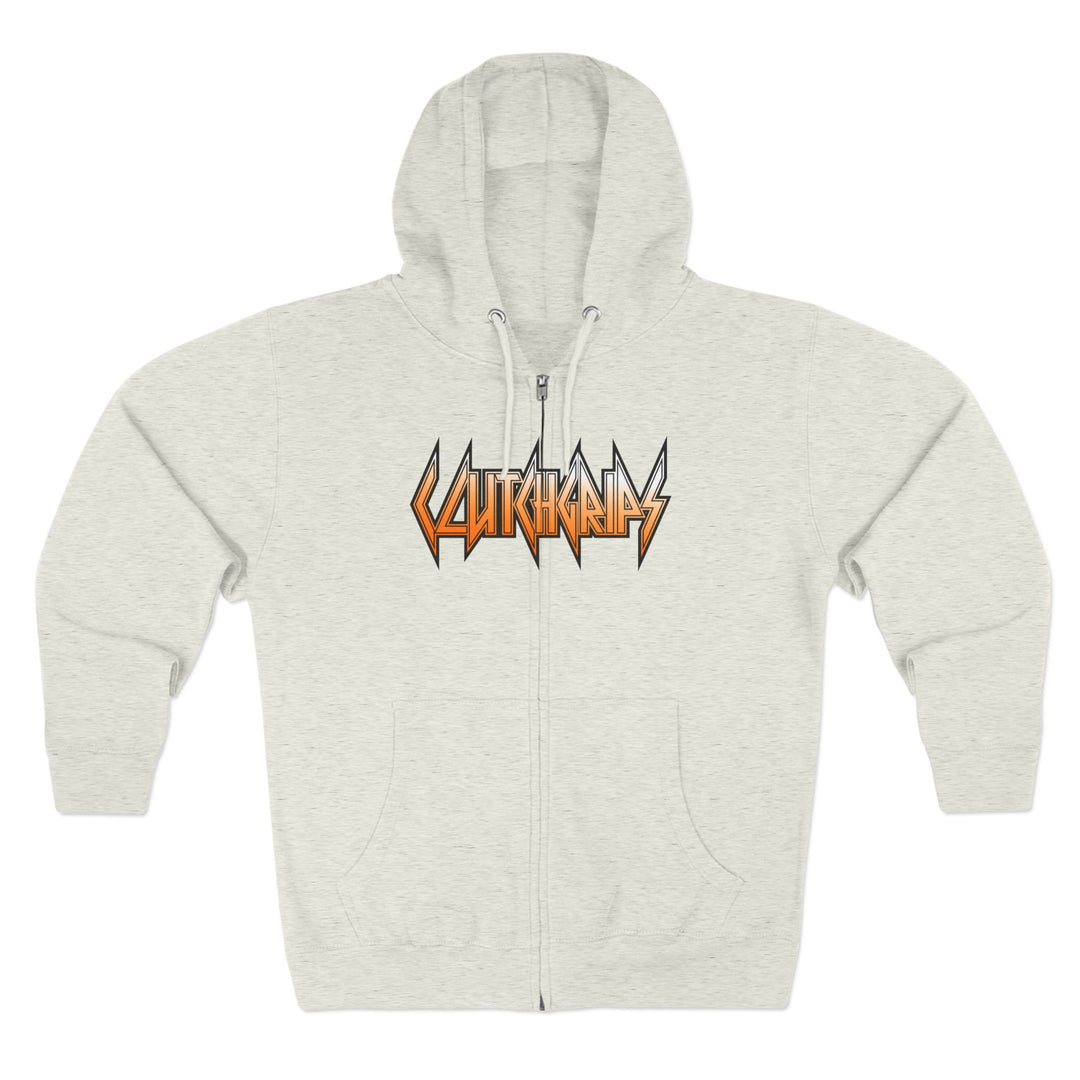 CG WOMAN REBELLORANGE WHITE FADE /AMERICAN SAVAGE ZIP UP
