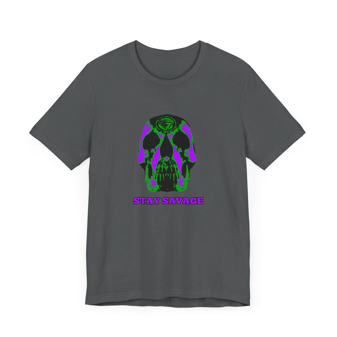 SKULLATOR PURPLE GREEN  /STAY SAVAGE