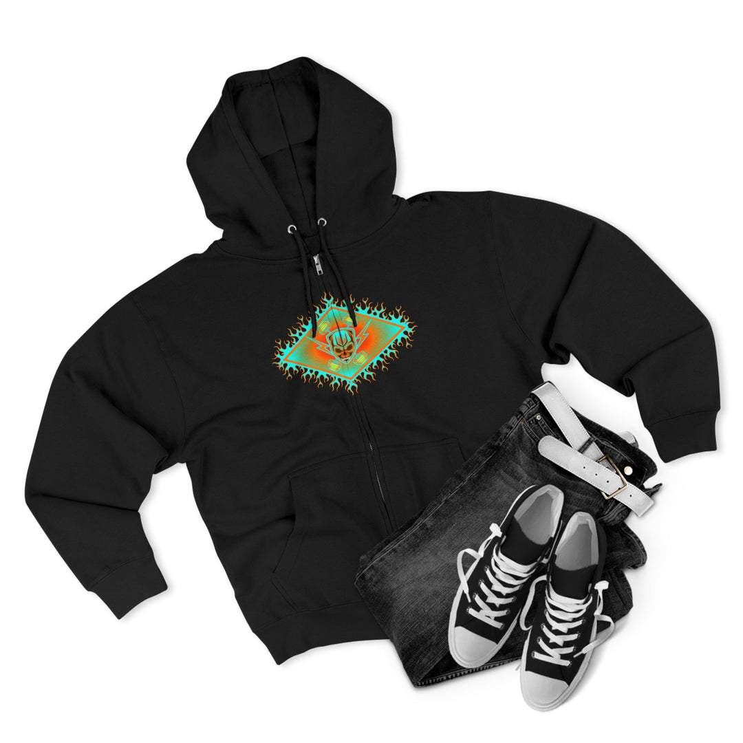 MAC JUMP /MASK/DIAMOND ORANGE AQUA/THINK DO BECOME ZIP UP