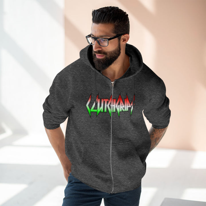 SAMURAI MAC RED WHITE GREEN FADE /LIFT OR DIE ZIP UP