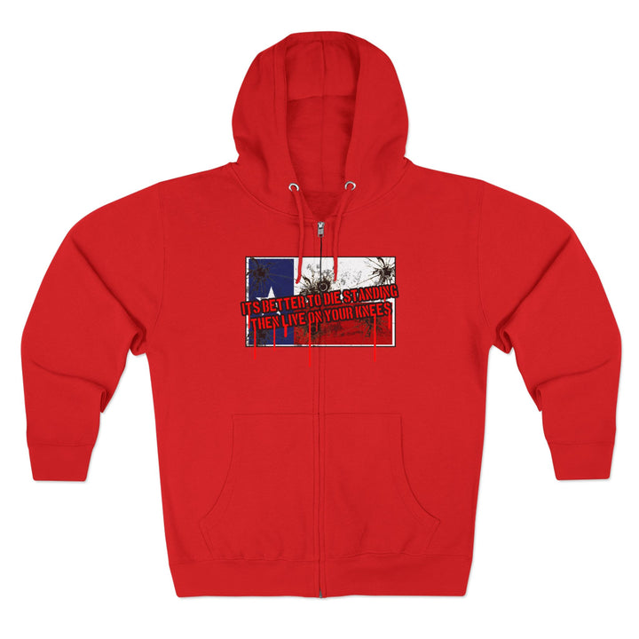 CG ANGRY DOG LONE STAR TEXAS STYLE /LIFT OR DIE ZIP UP