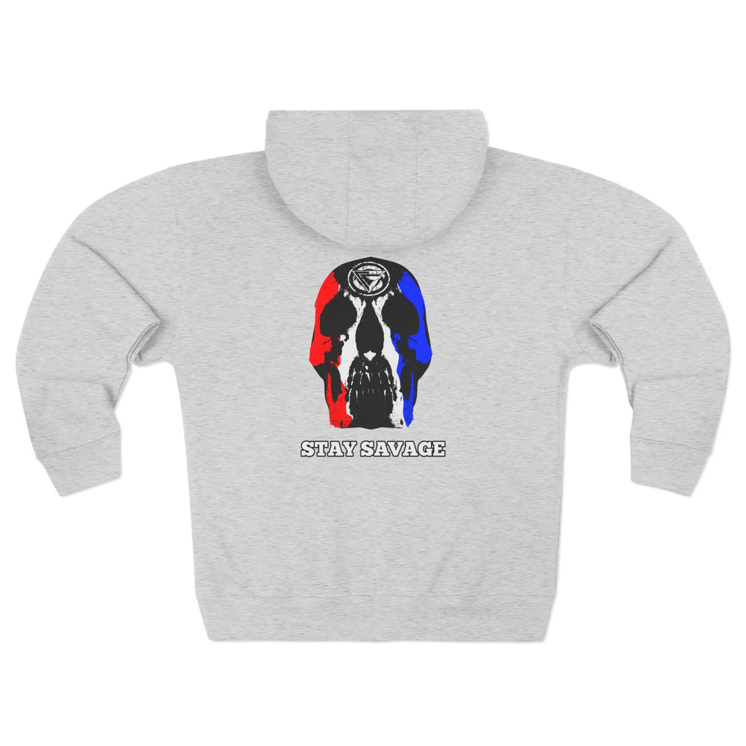 CG SKULL RED WHITE BLUE/STAY SAVAGE