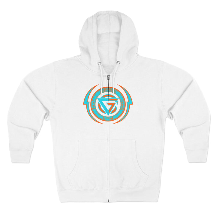 CG BIG MAC CHIEF AQUA ORANGE/READY FOR WAR ZIP UP