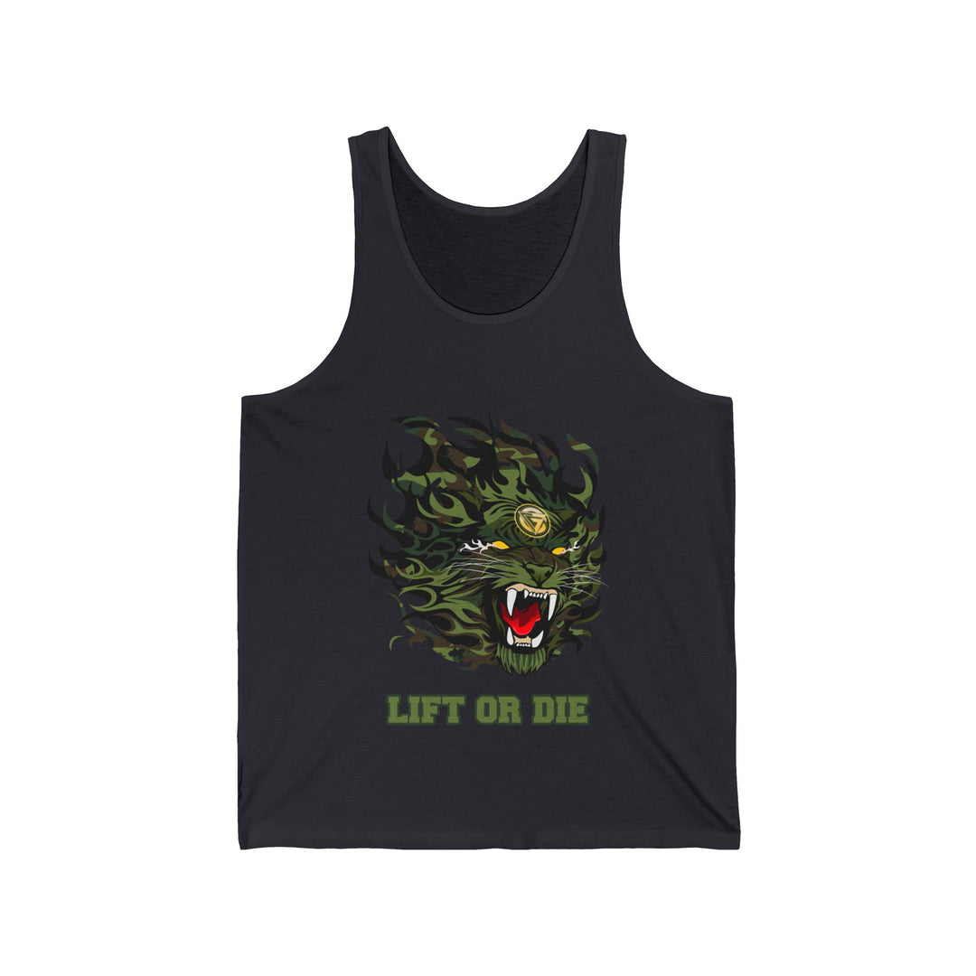 TIGER FLAME TANK FOREST CAMO/LIFT OR DIE