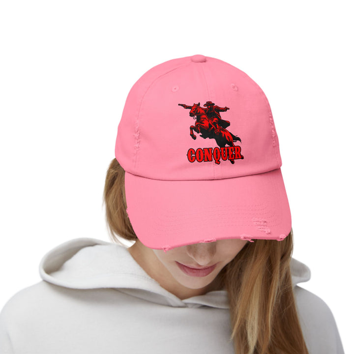 CG COWBOY REBEL RED/CONQUER CAP