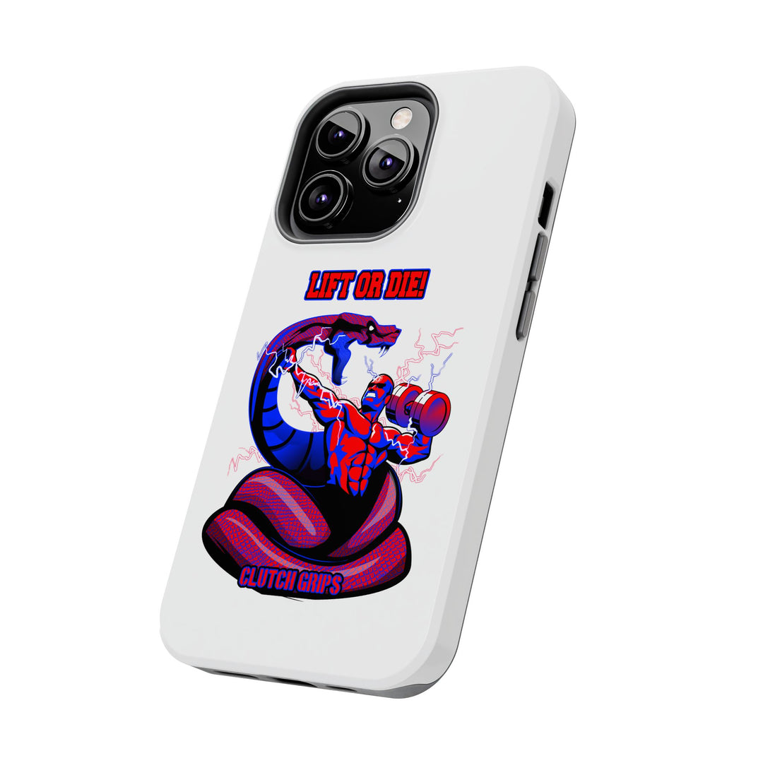 MAC VS SNAKE PHONE CASE RED BLUE /LIFT OR DIE