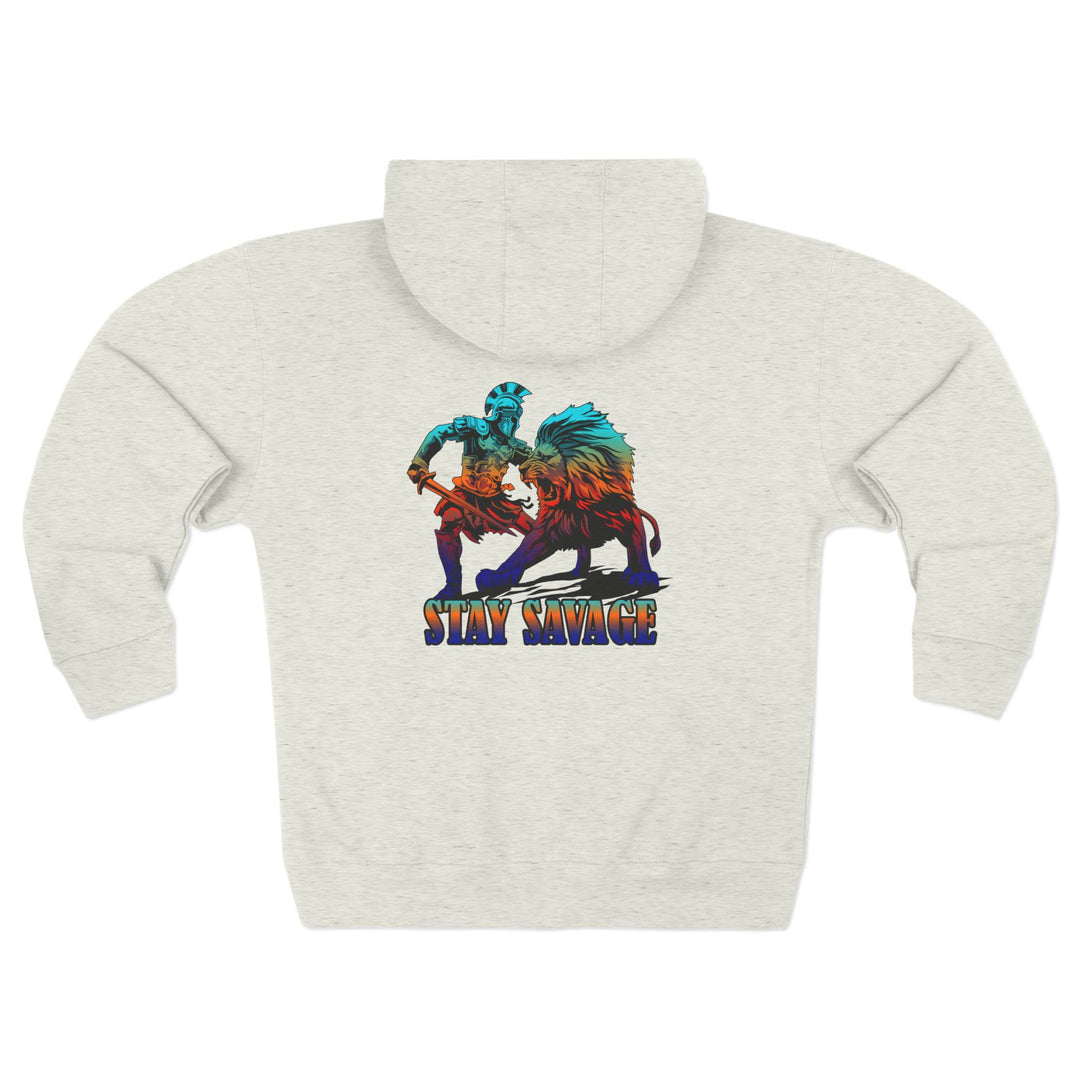 CG MAC THE LION TAMER BLUE ORANGE AQUA ZIP UP