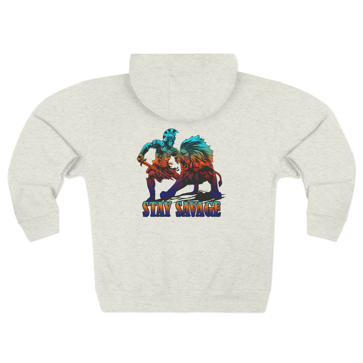 CG MAC THE LION TAMER BLUE ORANGE AQUA ZIP UP