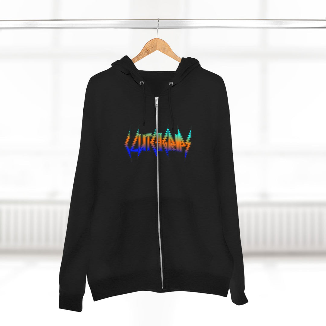 CG MAC MASTER FLASH BLUE ORANGE AQUA FADE /LIFT OR DIE ZIP UP