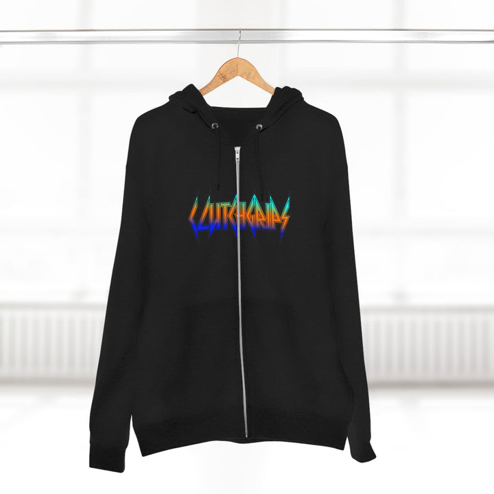 CG MAC MASTER FLASH BLUE ORANGE AQUA FADE /LIFT OR DIE ZIP UP
