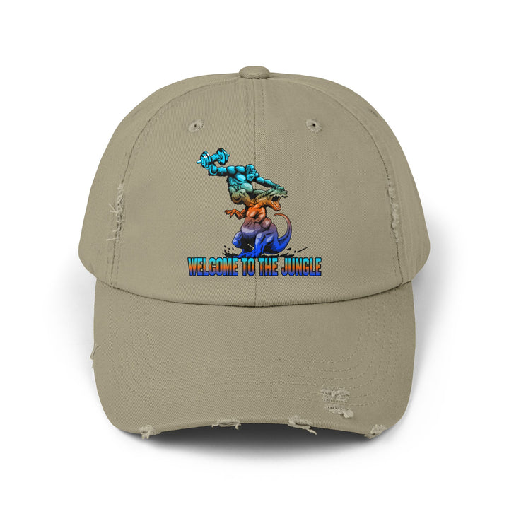 APE VS ZILLA BLUE ORANGE AQUA /WELCOME TO THE JUNGLE CAP