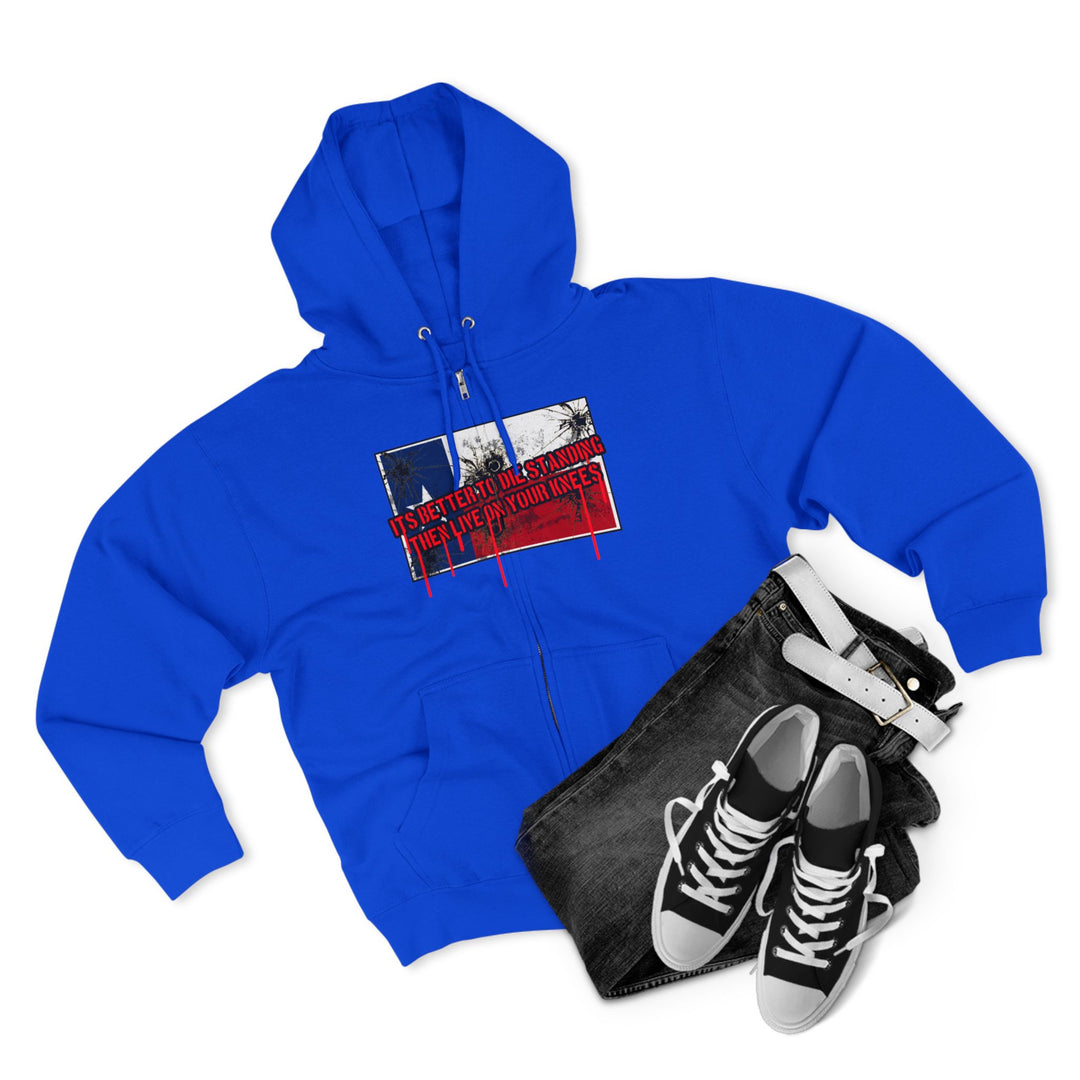 CG ANGRY DOG LONE STAR TEXAS STYLE /LIFT OR DIE ZIP UP