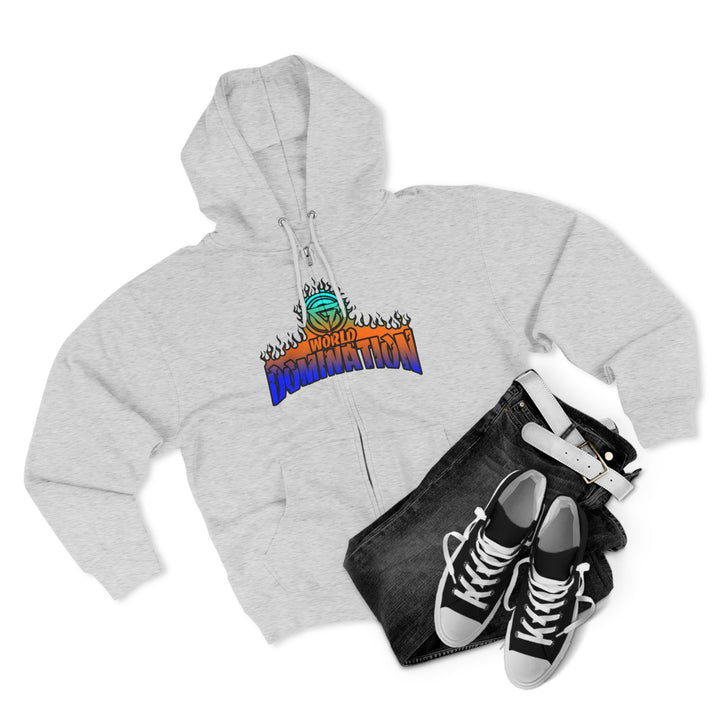 CG APE VS ZILLA BLUE ORANGE AQUA /WELCOME TO THE JUNGLE ZIP UP