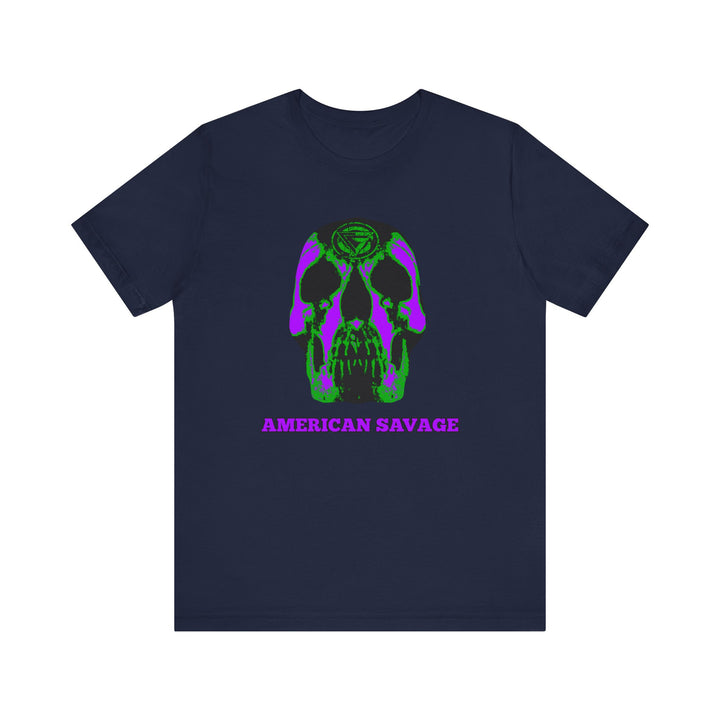 SKULLATOR PURPLE GREEN  /AMERICAN SAVAGE
