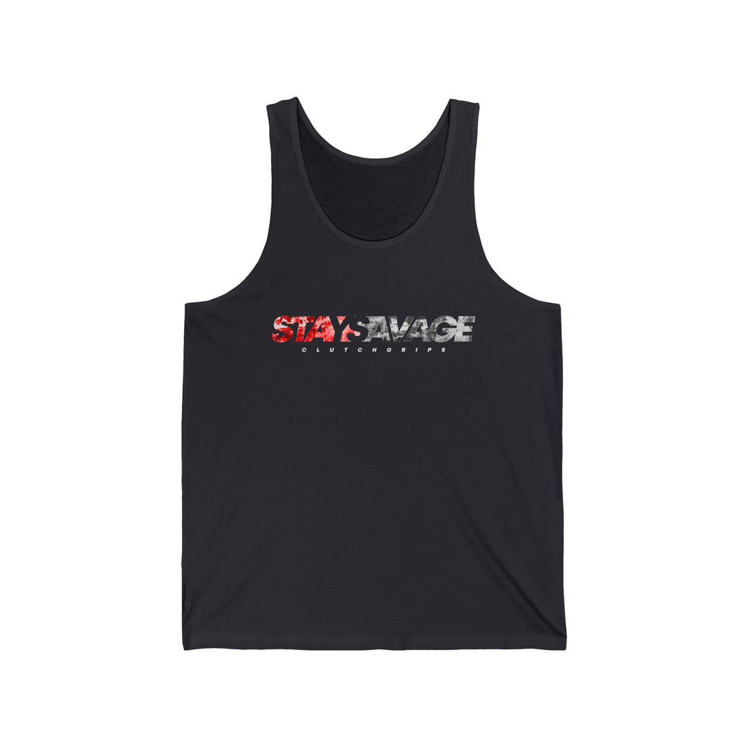 CG LOGO RED WHITE /STAY SAVAGE