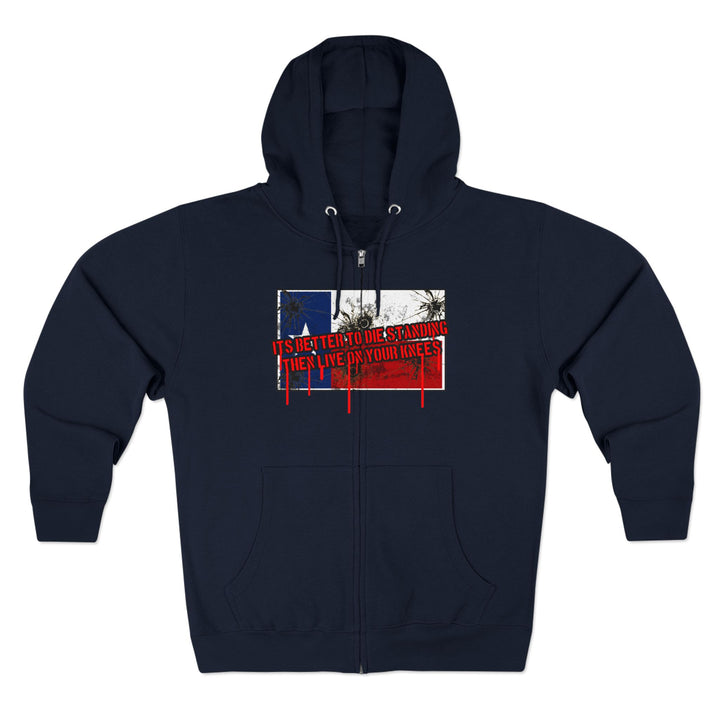CG ANGRY DOG LONE STAR TEXAS STYLE /LIFT OR DIE ZIP UP