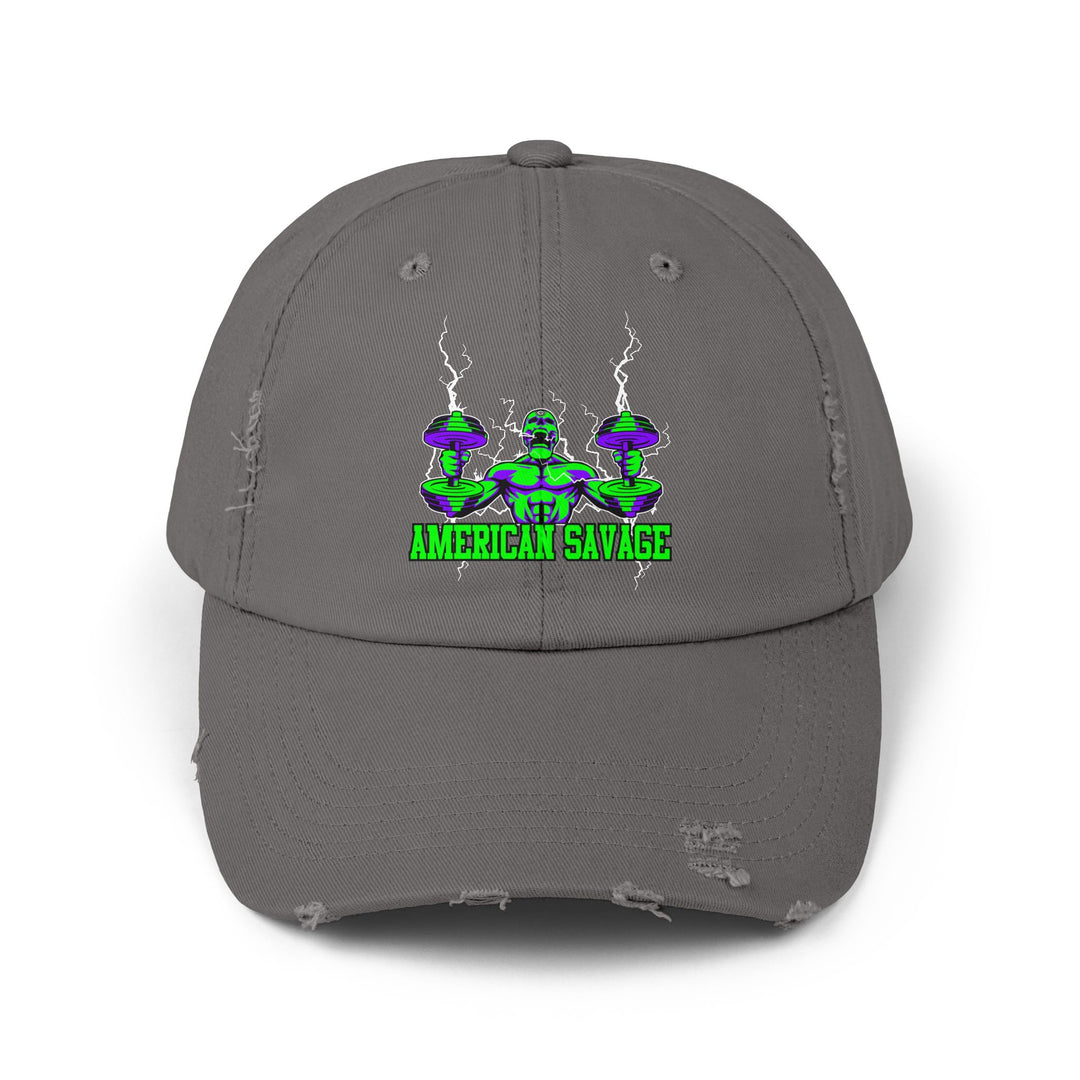 RIDE THE LIGHTNING PURPLE GREEN/AMERICAN SAVAGE CAP