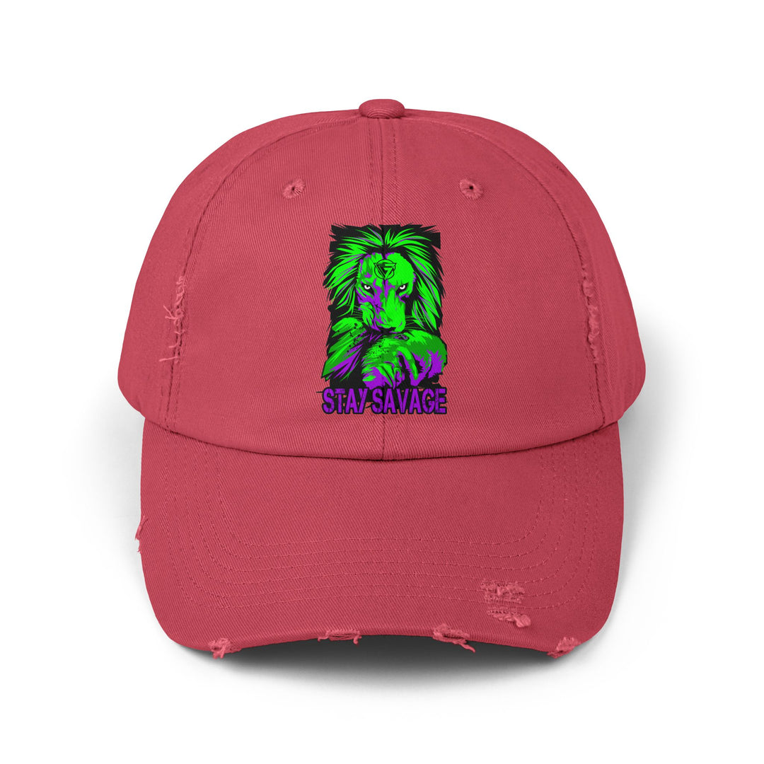 LION HEART PURPLE GREEN /STAY SAVAGE CAP