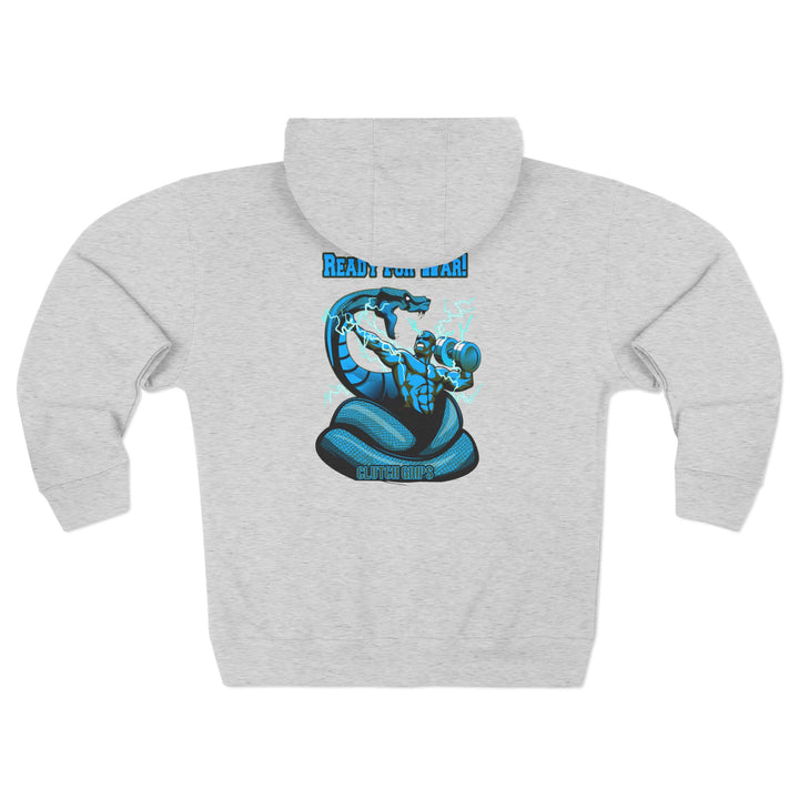 MAC VS SNAKE BLUE/READY FOR WAR ZIP UP
