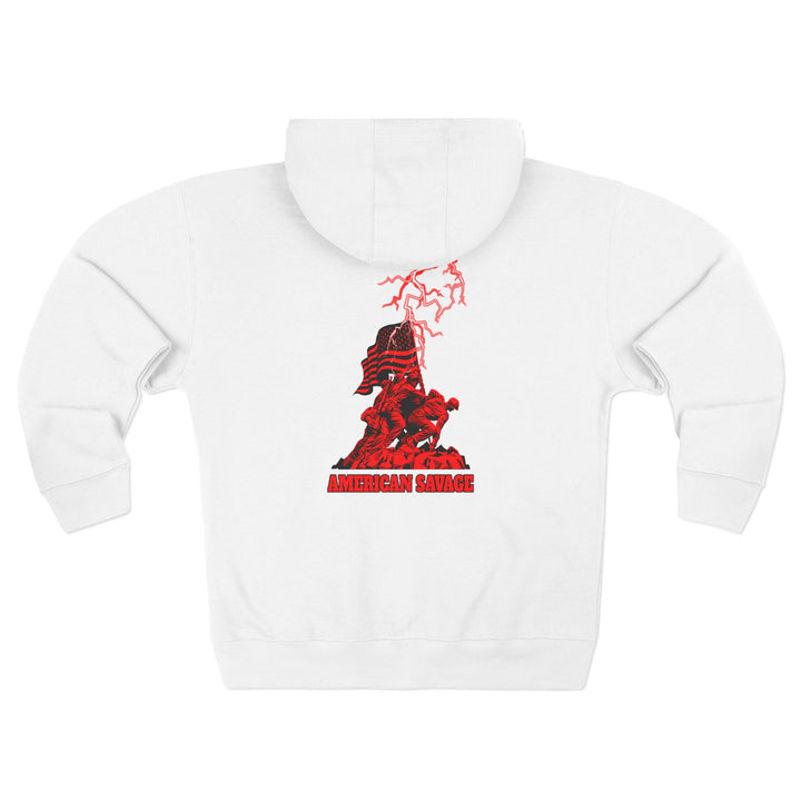 CG  AMERICAN WARRIORS RED  /AMERICAN SAVAGE ZIP UP