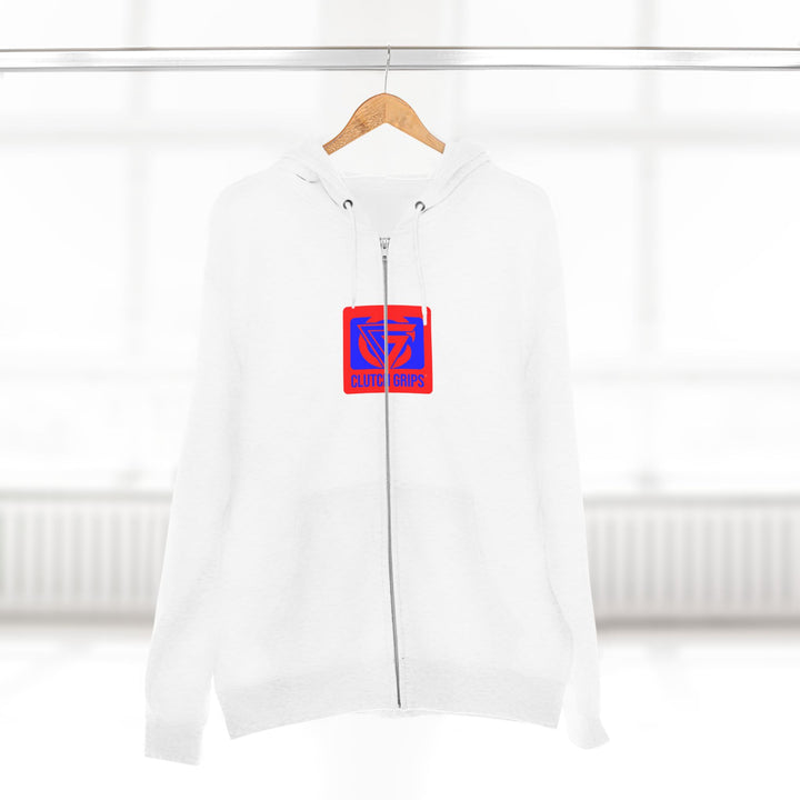 ENTER THE MAC HYPER RED BLUE /LIFT OR DIE ZIP UP