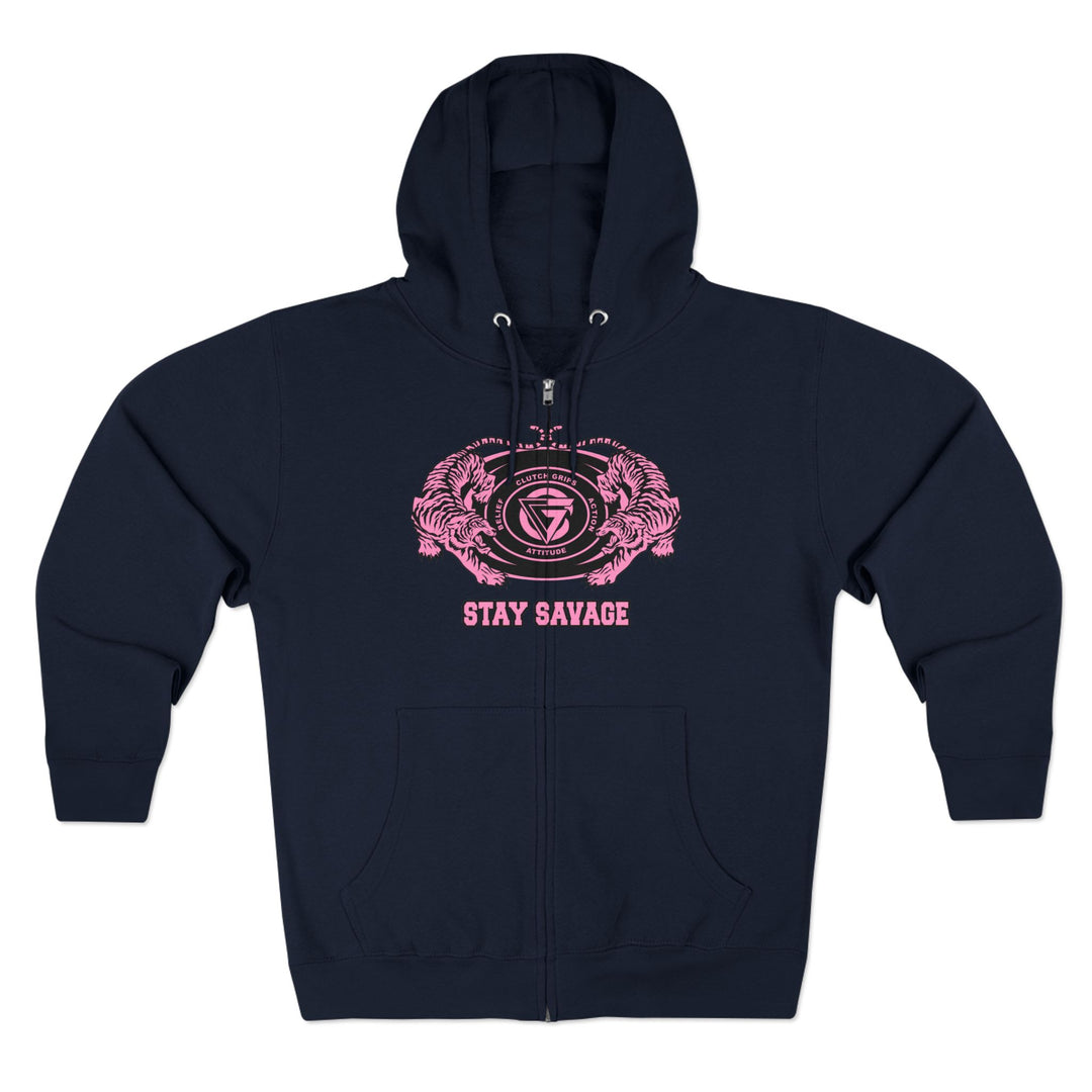 CG TIGER VS TIGER PINK/STAY SAVAGE ZIP UP