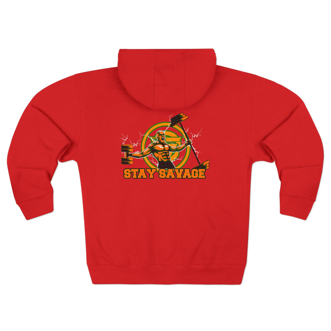 SPARTAN LIFT ORANGE GREEN  /STAY SAVAGE ZIP UP