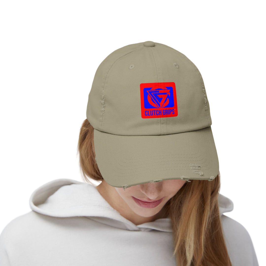 CG SQUARE LOGO RED BLUE CAP