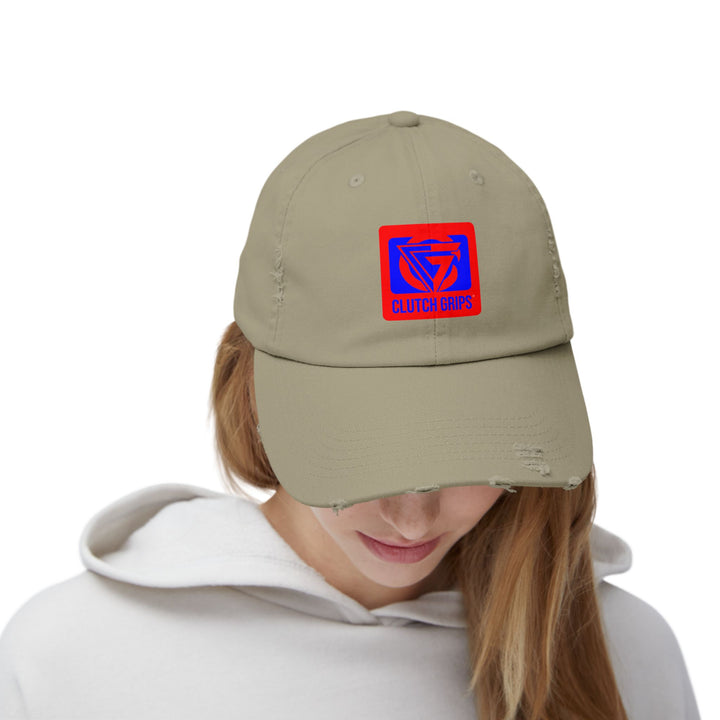 CG SQUARE LOGO RED BLUE CAP