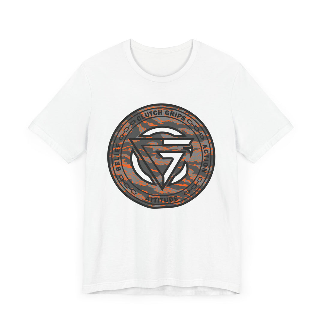 CG BASIC LOGO ORANGE GREY CAMO