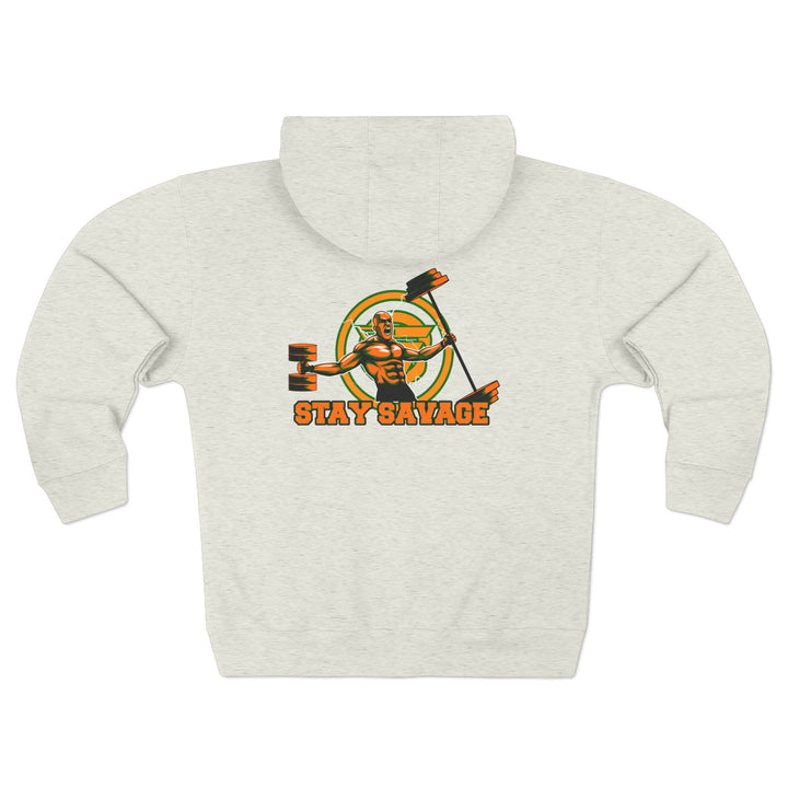 SPARTAN LIFT ORANGE GREEN  /STAY SAVAGE ZIP UP