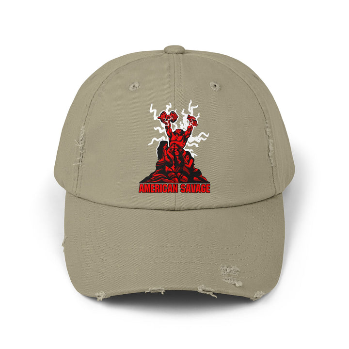 CG CONFIDENCE MAN RED/AMERICAN SAVAGE CAP