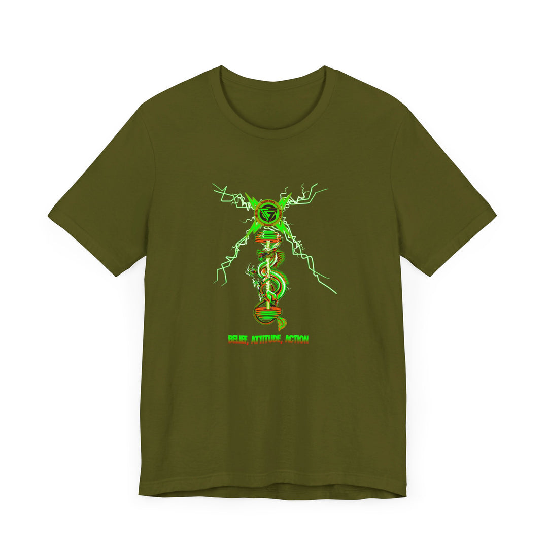 BARBELL DRAGON GREEN ORANGE